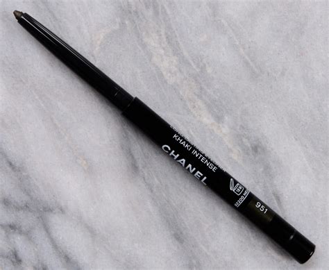 chanel khaki metal eyeliner|Chanel waterproof eyeliner pencil review.